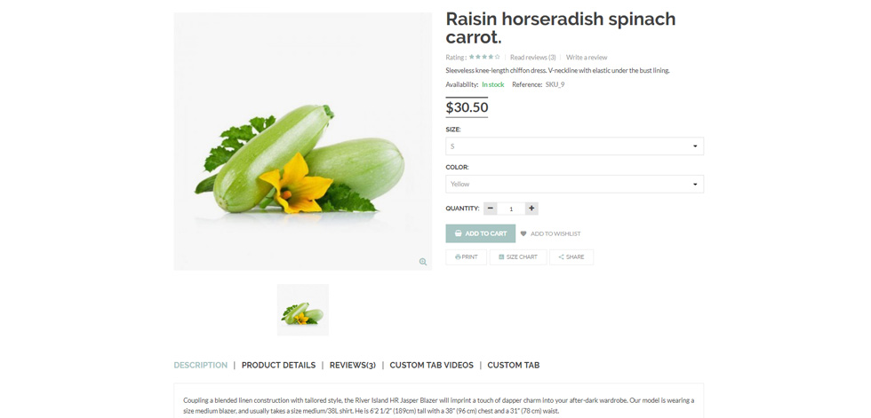 Product page