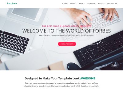 15+ Latest Multipurpose HTML5 Templates 2018
