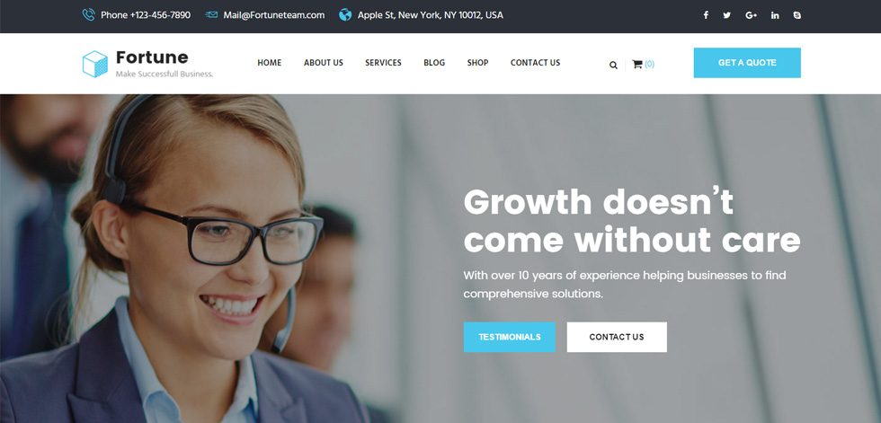 Home page