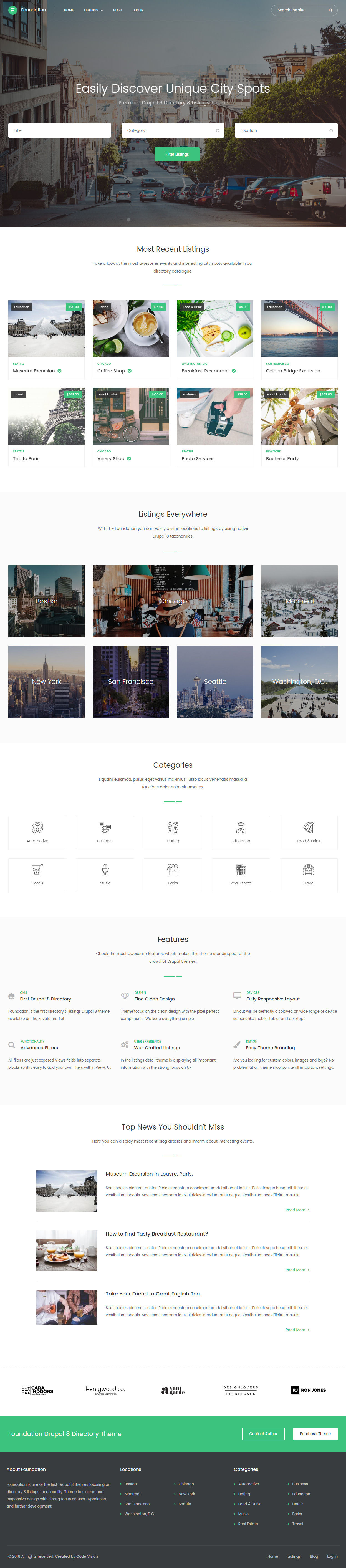 Foundation Drupal Directory Listing Theme