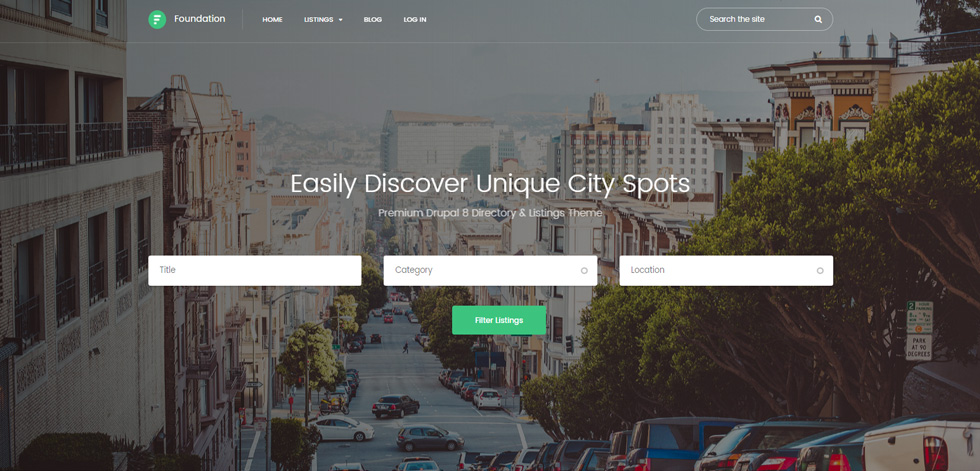 Home page