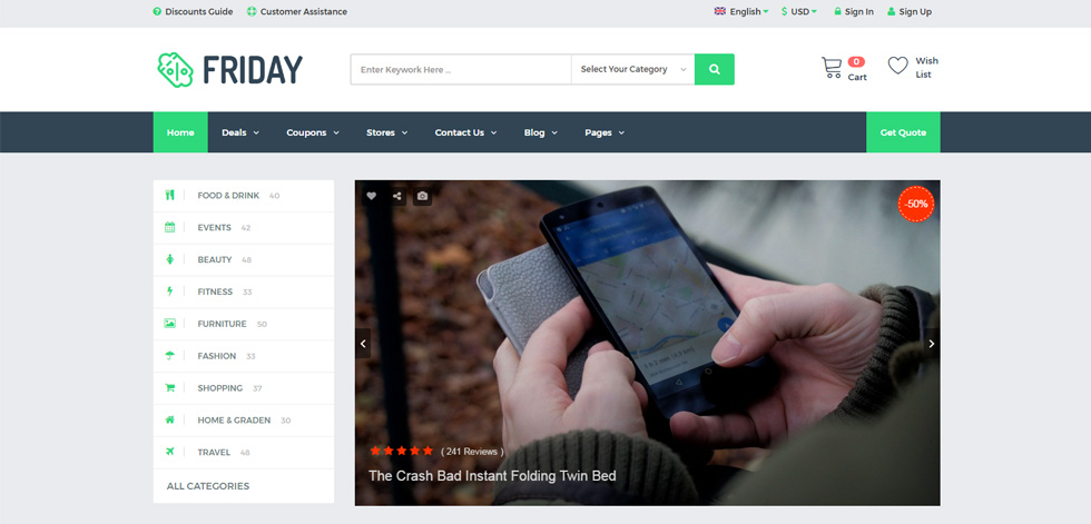 Home page