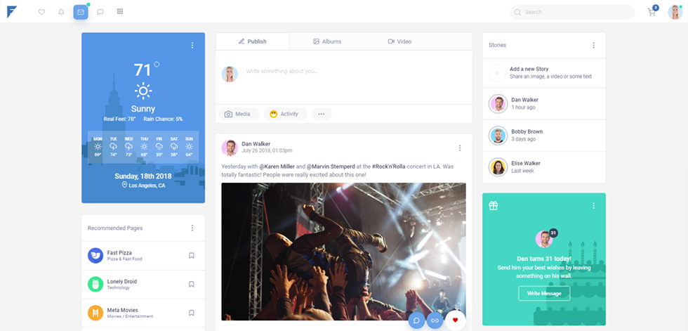Home page