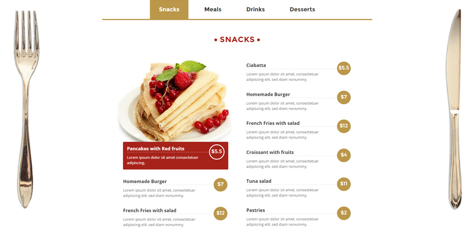 Food Menu