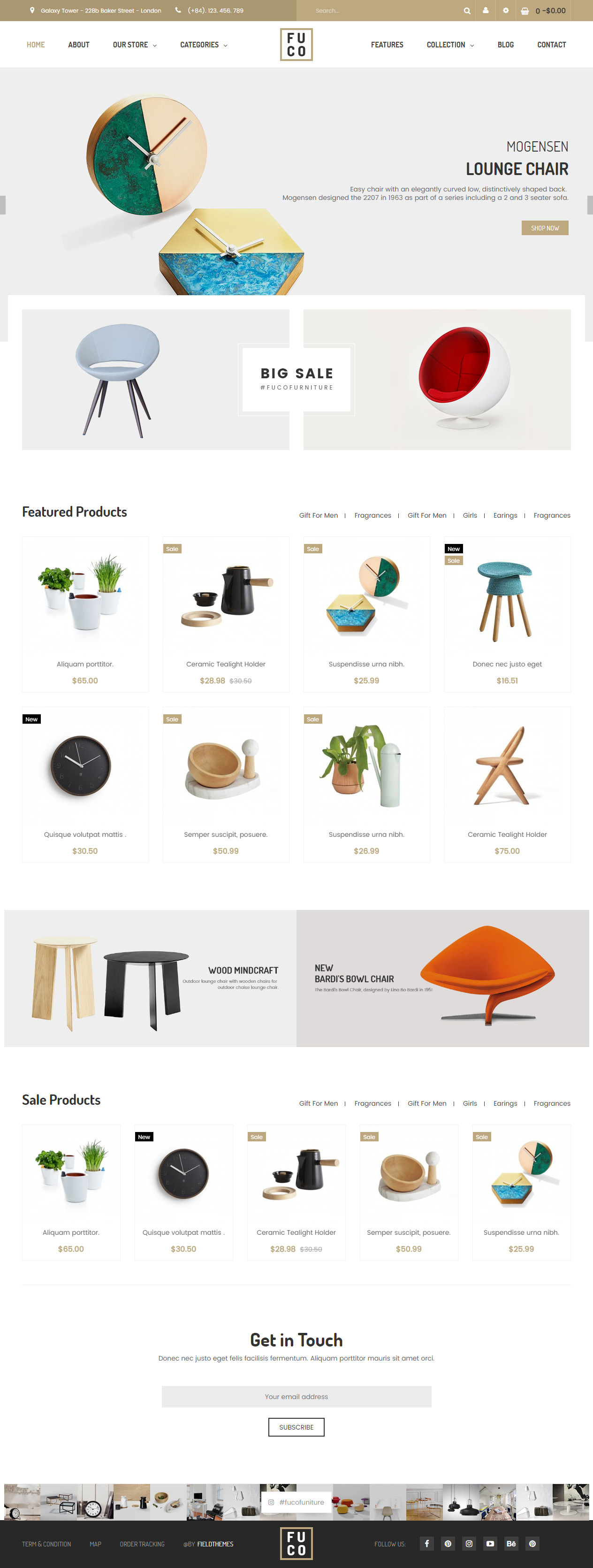 Fuco Furniture Prestashop Themes