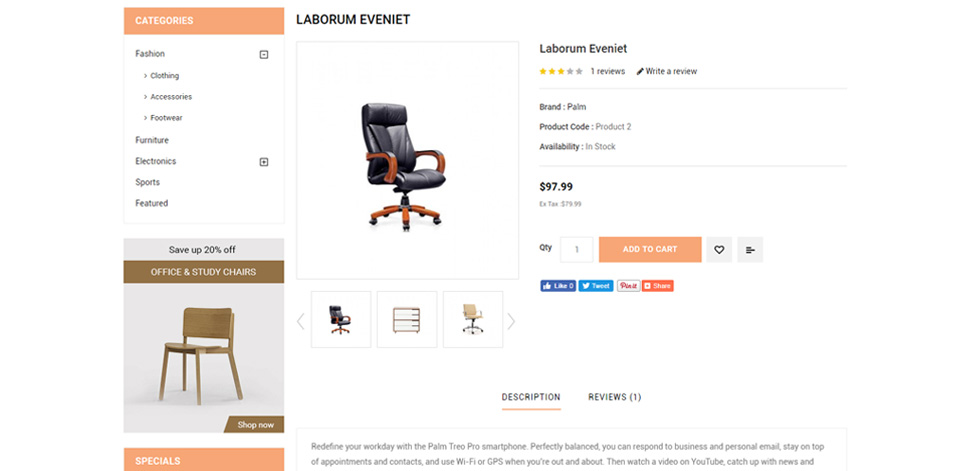 Product page