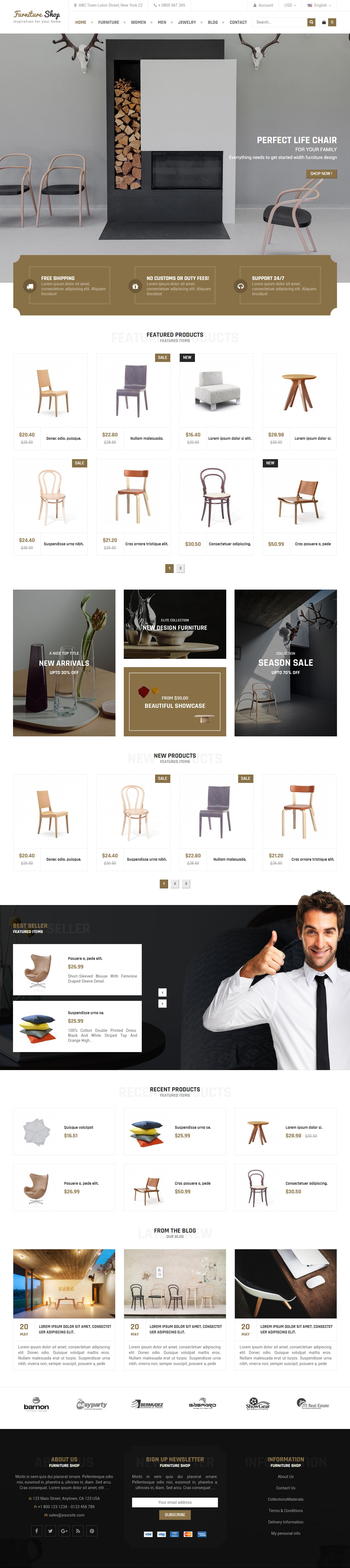 Furniture Shop Furniture Prestashop Themes