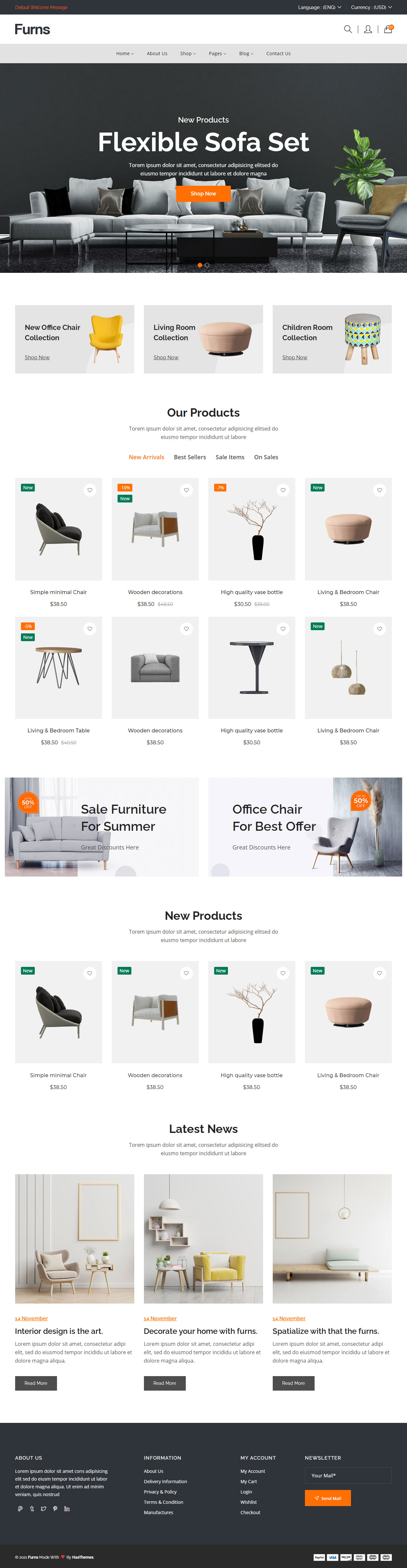 Furns Furniture HTML5 Templates