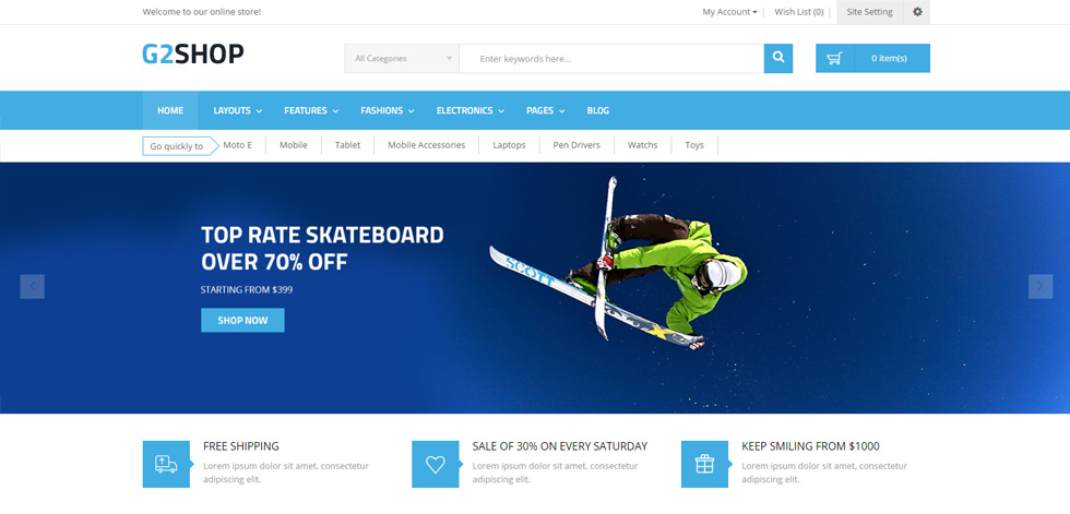 Home page