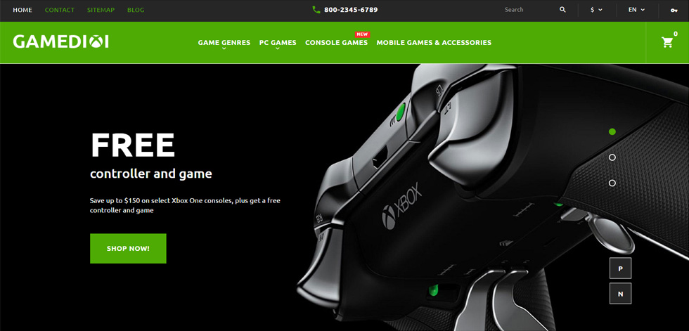 Home page