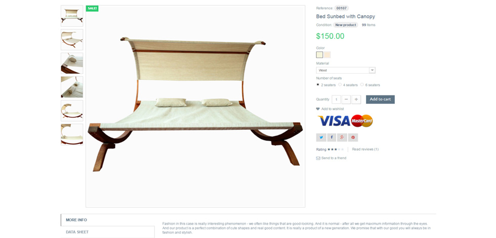 Product page