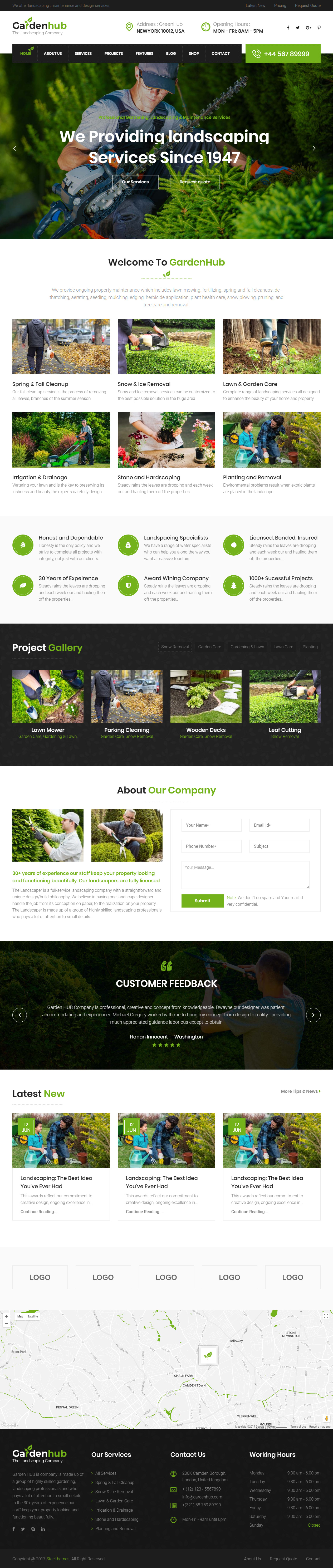 Garden Hub Garden HTML5 Template