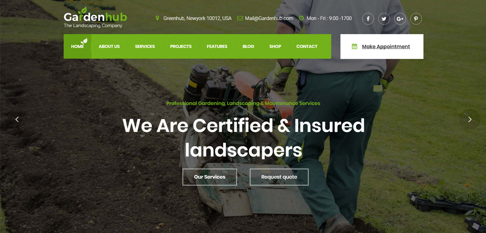 Home page