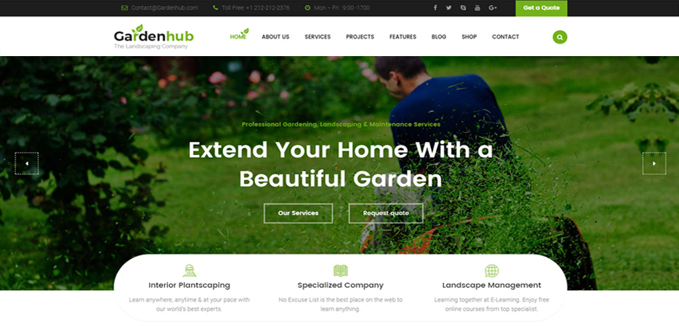 Home page
