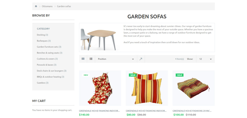 Category page