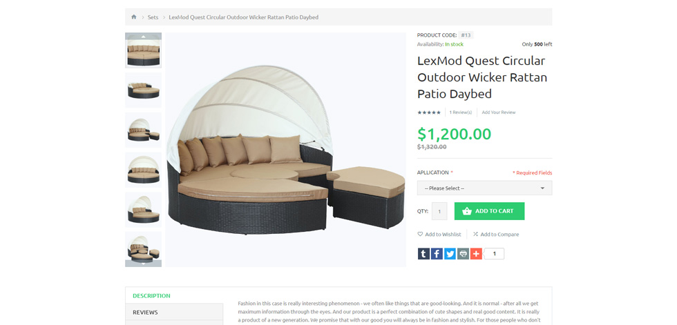 Product page