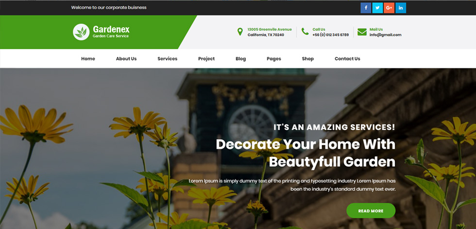 Home page