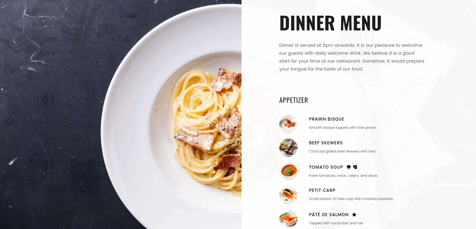 Food Menu