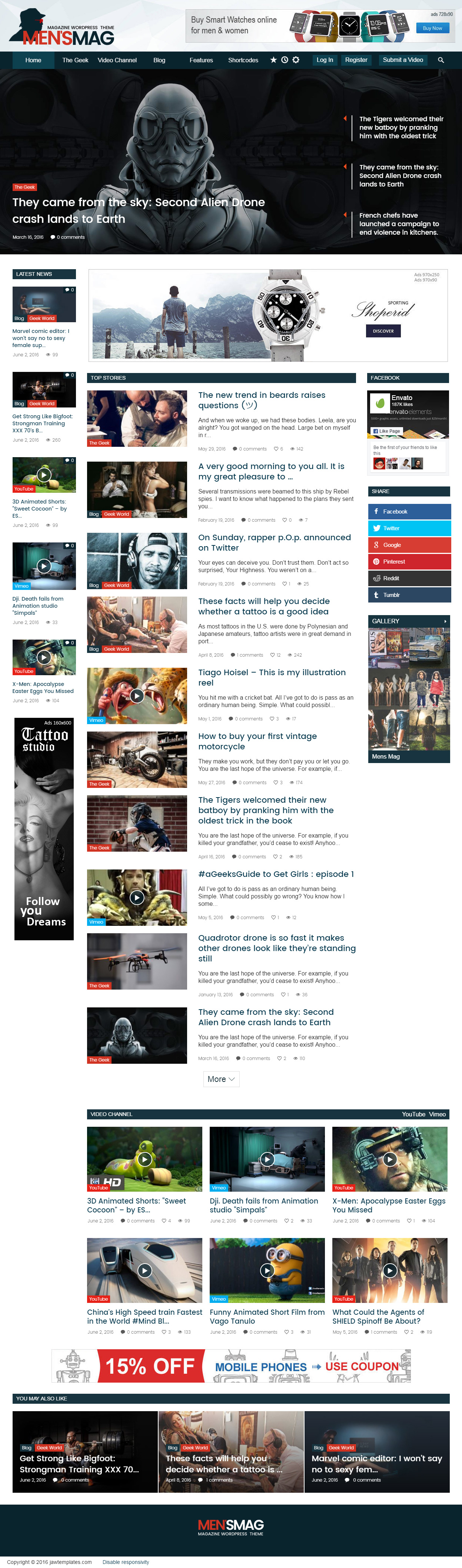 GDN WordPress Angularjs Theme