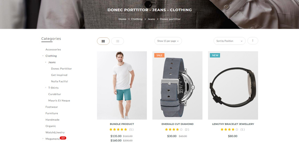 Category page