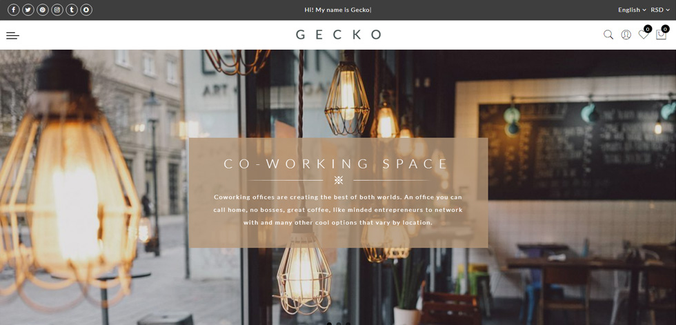 Home page