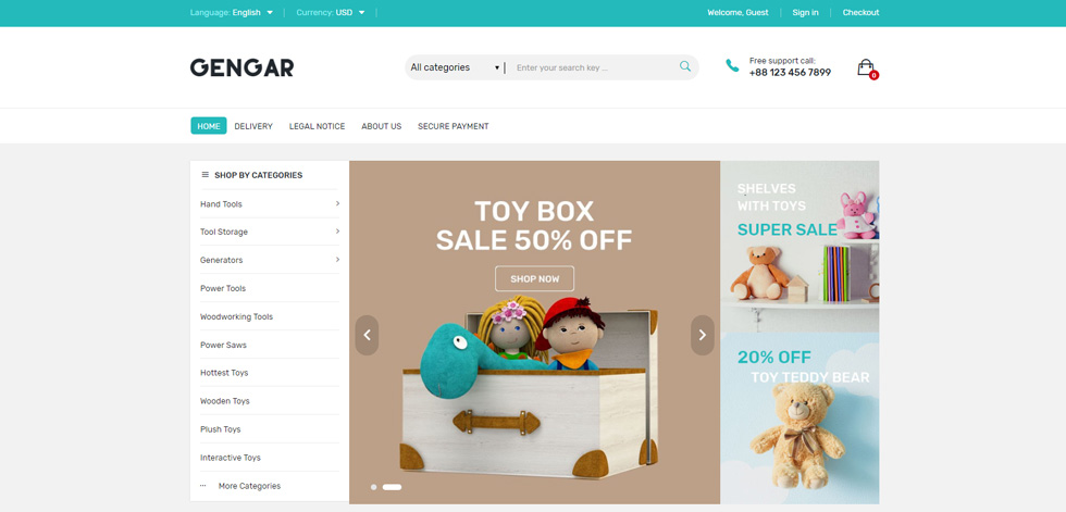 Home page