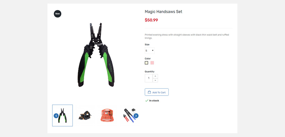 Product page