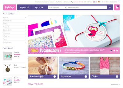 Best Magento Gift Store Theme 2016