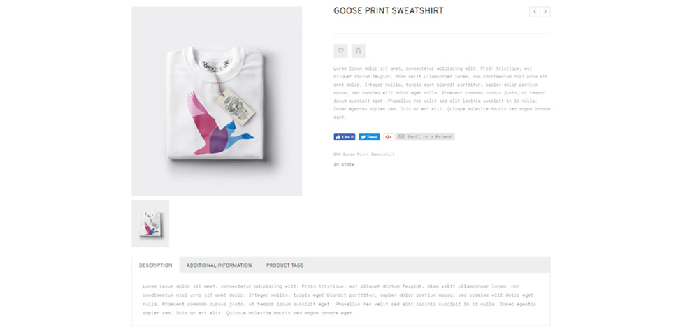 Product page