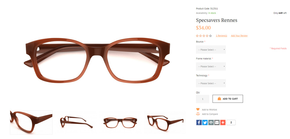 Product page