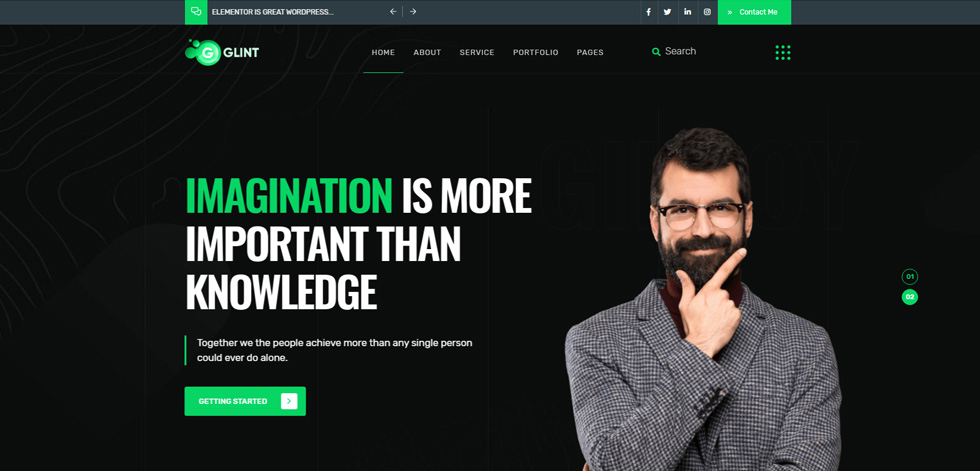 Home page