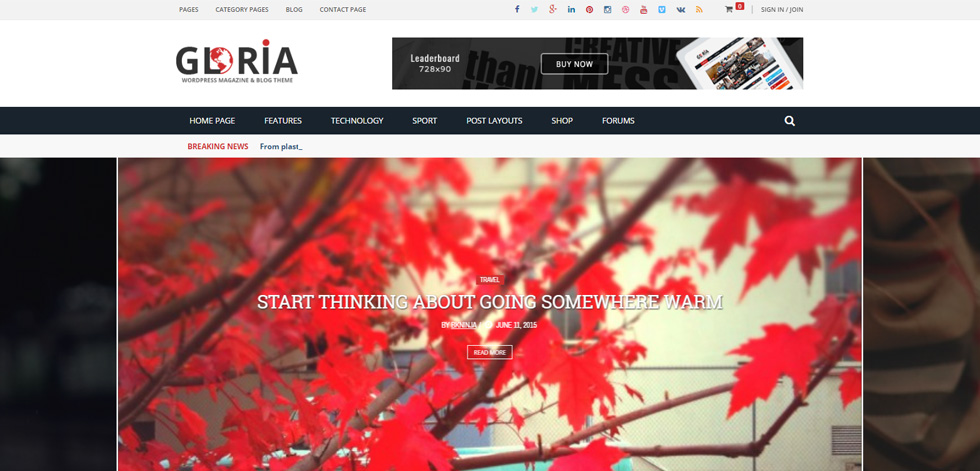 Home page