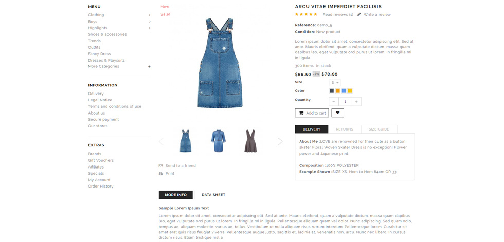 Product page
