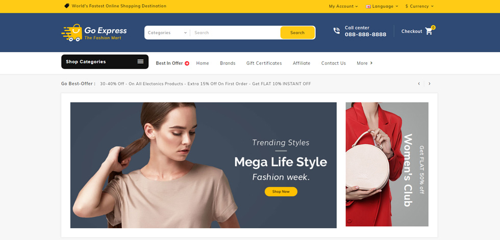 Home page
