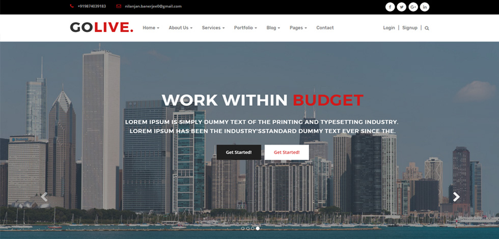 Home page