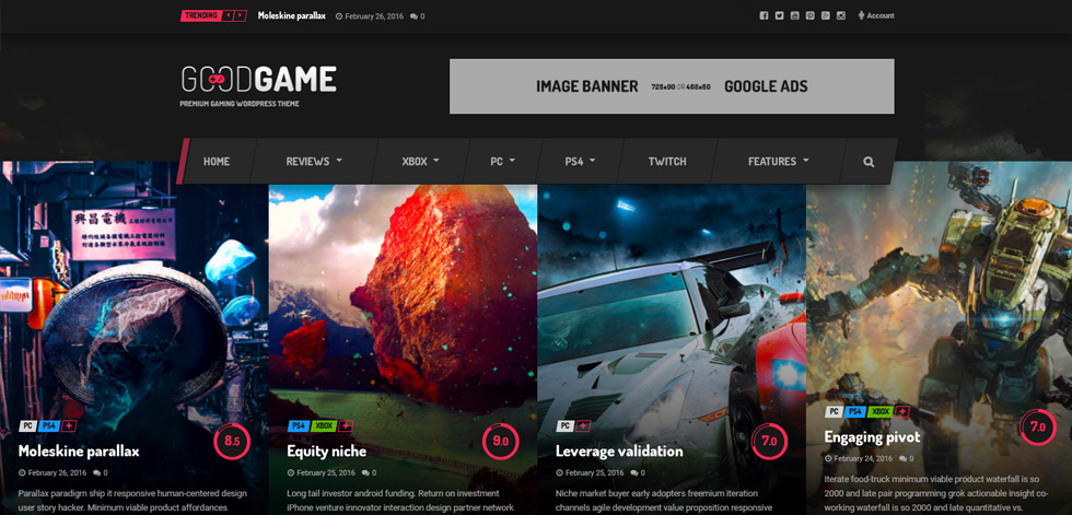 Home page