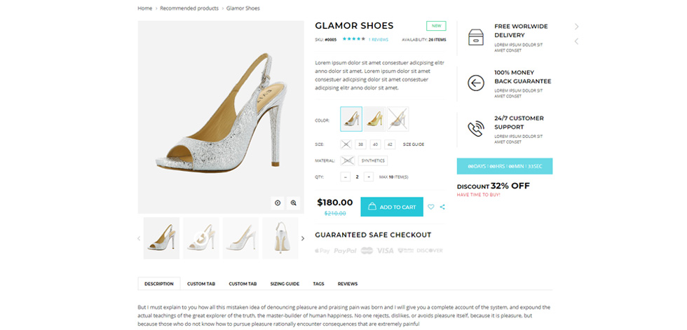 Product page