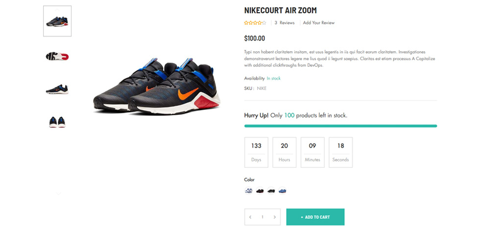 Product page