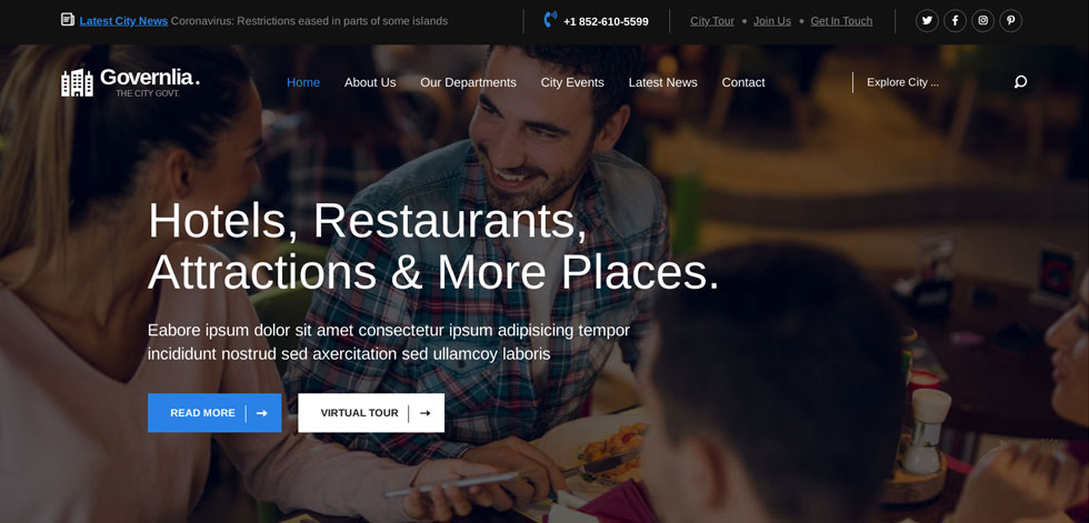 Home page