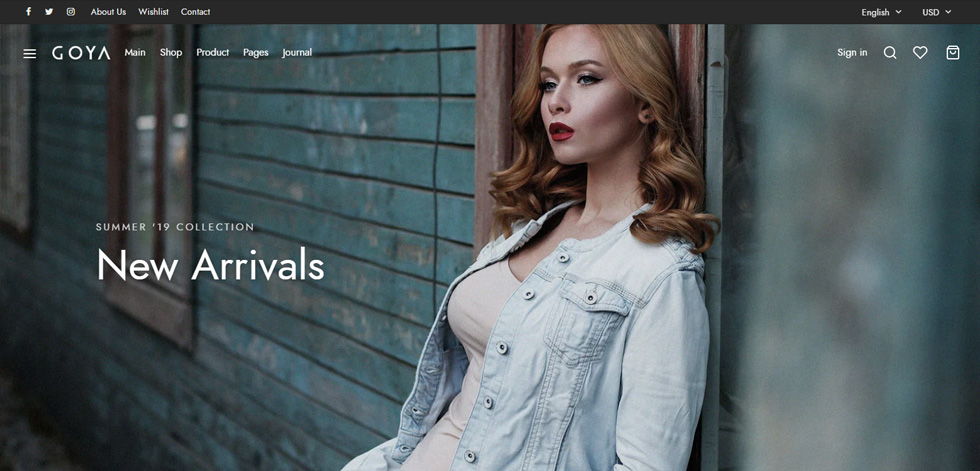 Home page