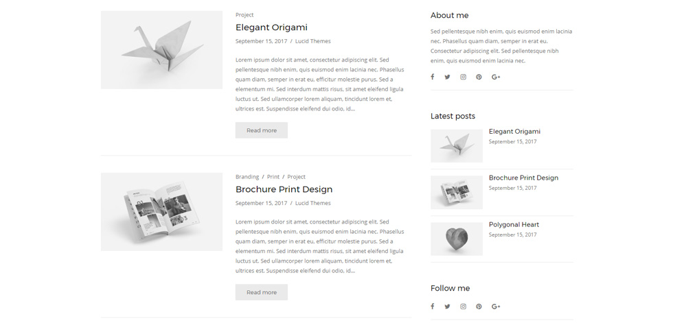 Category page