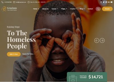 Best HTML5 Donation Templates 2021