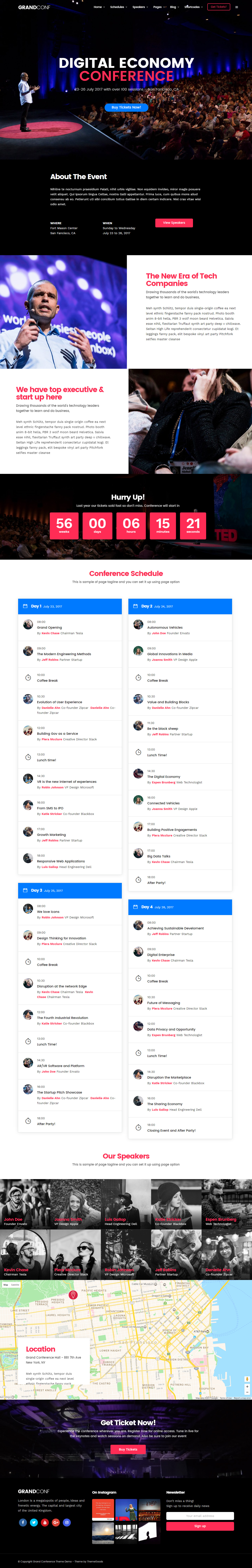 Grand Conference Events WordPress Theme