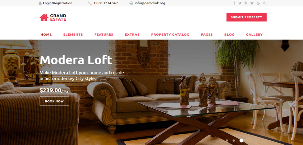 Home page