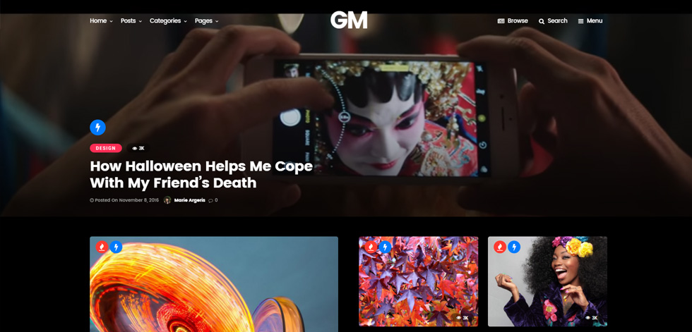 Home page