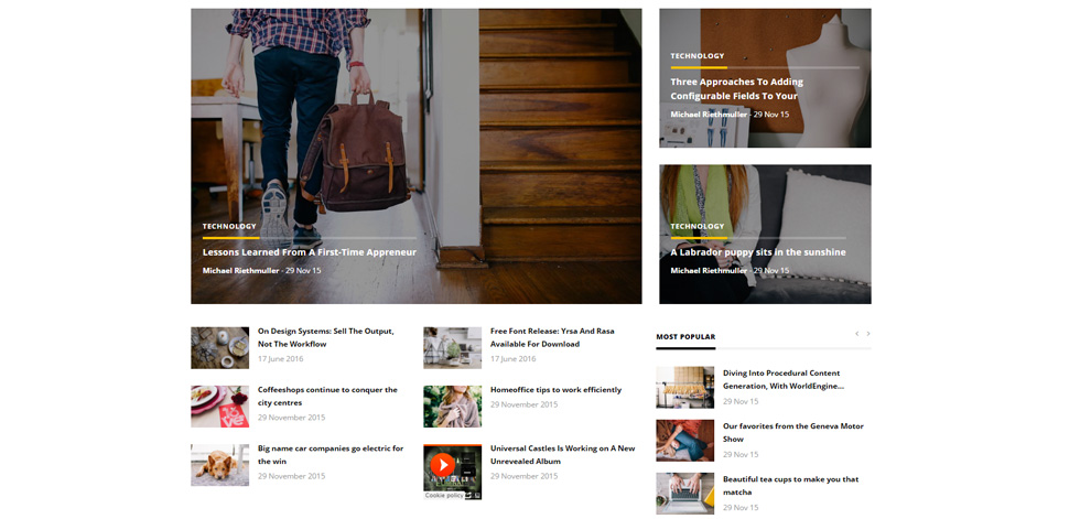 Category page