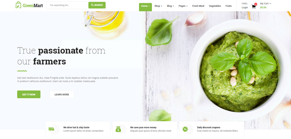 Home page