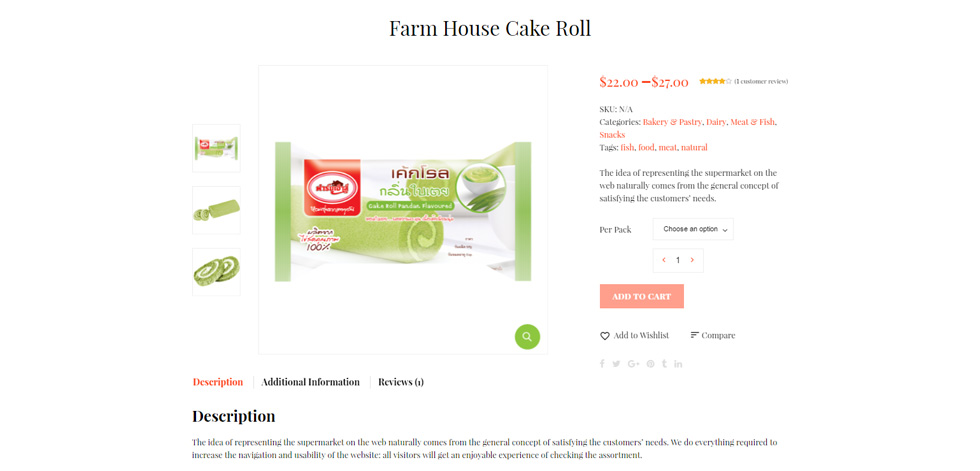Product page