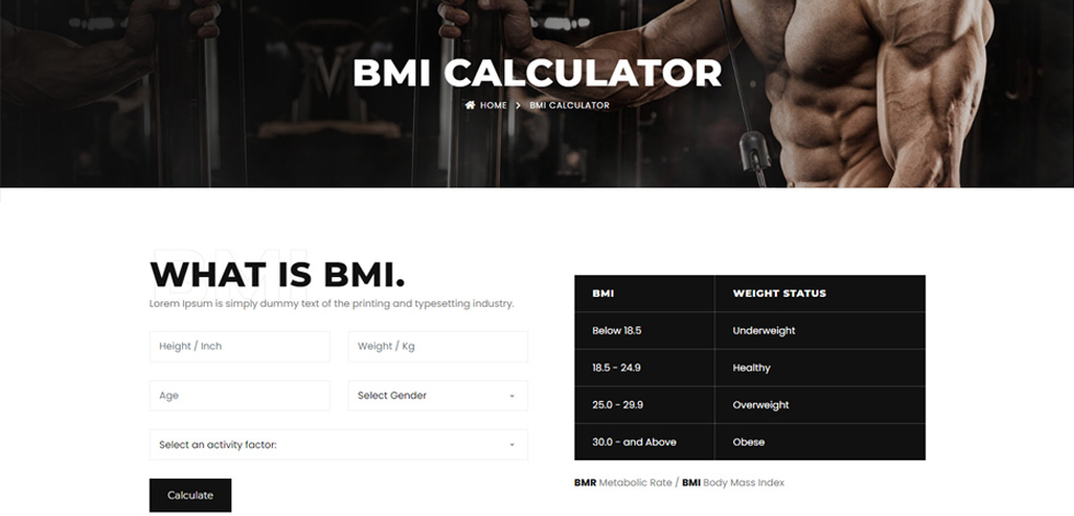 BMI Calculator