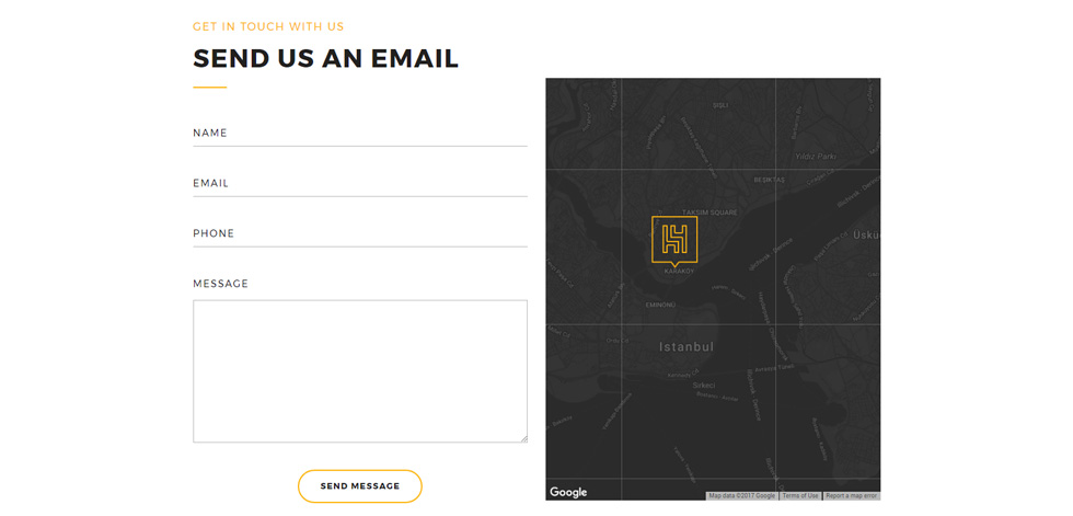 Contact page